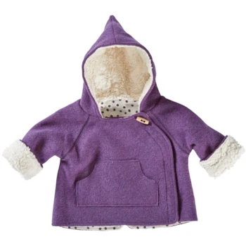 Baby Und Kinder Jacke BioSchurwolle Walk Mit Teddyfutter Taupe 5 Baby Und Kinder Jacke BioSchurwolle Walk Mit Teddyfutter Taupe – Bild 5