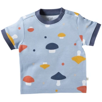 Baby T-Shirt Bio-Baumwolle Biene Blau 11 Baby T-Shirt Bio-Baumwolle Biene Blau – Bild 11