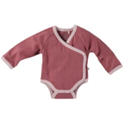 Baby Wickelbody Langarm Bio-Baumwolle 2er Set Rosa-beere -Hans Natur Kindersale 06eb08ed 311995