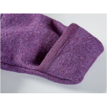 Baby Overall Mit Kapuze Bio-Schurwolle Walk Lila 4 Baby Overall Mit Kapuze Bio-Schurwolle Walk Lila – Bild 4