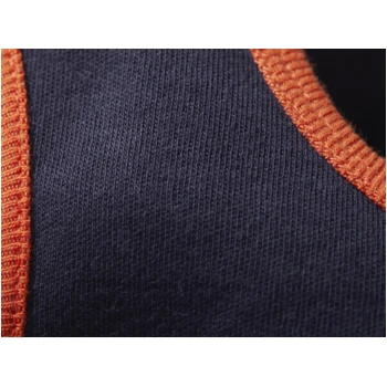 Kinder Unterhemd Bio-Baumwolle Dunkelblau 2 Kinder Unterhemd Bio-Baumwolle Dunkelblau – Bild 2