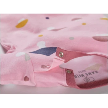 Baby T-Shirt Bio-Baumwolle Pilzparty Rosa 2 Baby T-Shirt Bio-Baumwolle Pilzparty Rosa – Bild 2