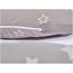 Stillkissen Stillmond, Bezug Bio-Baumwolle, Kapok-Füllung Sterne Grau -Hans Natur Kindersale 0dbd0f88 287785
