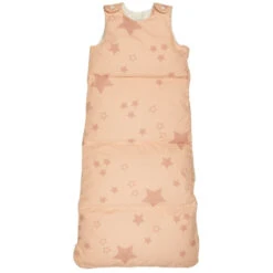 Winterschlafsack Baby, Daunen Stern Rosa