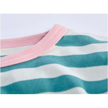 Kinder Langarmshirt Bio-Baumwolle Grün-off White 2 Kinder Langarmshirt Bio-Baumwolle Grün-off White – Bild 2