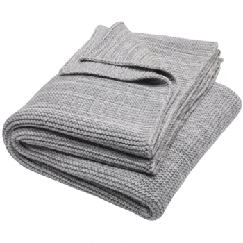 Kuscheldecke Für Erwachsene Bio-Baumwolle Light Grey-ivory 1 Kuscheldecke Für Erwachsene Bio-Baumwolle Light Grey-ivory