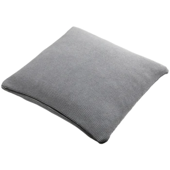 Kissenbezug 50x50 Cm Bio Baumwolle Light Grey-melange 2 Kissenbezug 50x50 Cm Bio Baumwolle Light Grey-melange – Bild 2