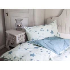 Kinderbettwäsche Bio-Baumwolle Stern Mint 37 Kinderbettwäsche Bio-Baumwolle Stern Mint -Hans Natur Kindersale 15542b61 280633