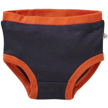 Kinder Slip Bio-Baumwolle Blockstreifen Blau 5 Kinder Slip Bio-Baumwolle Blockstreifen Blau – Bild 5