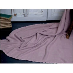 Kuscheldecke Für Erwachsene Bio-Baumwolle Altrosa -Hans Natur Kindersale 180300ea 322450