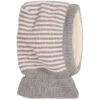 Baby Und Kinder Schalmütze Grau-rose