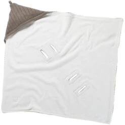 Einschlagdecke Babyschale Bio-Baumwolle Dark Brown Melange -Hans Natur Kindersale 1933c97c 307406