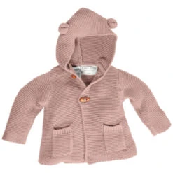 Baby Und Kinder Strickjacke Mit Kapuze Bio-Baumwolle Hellgrau -Hans Natur Kindersale 25bba5a5 311240 4