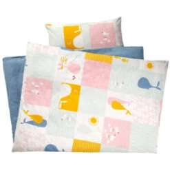 Kinderbettwäsche Bio-Baumwolle Patchwork Wal -Hans Natur Kindersale 29d3c1e2 262401