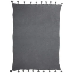 Kuscheldecke Für Erwachsene Bio Baumwolle Stone Lightgrey-melange -Hans Natur Kindersale 2a7ca7c0 273535