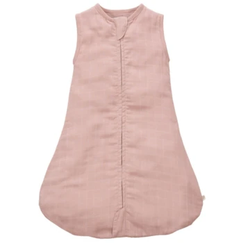 Schlafsack Baby Bio-Baumwolle Musselin Rose 1 Schlafsack Baby Bio-Baumwolle Musselin Rose