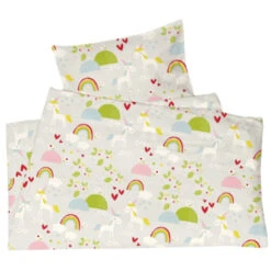 Kinderbettwäsche Bio-Baumwolle Patchwork Einhorn -Hans Natur Kindersale 310f77cb 249918 10