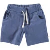 Kinder Shorts Bio-Baumwolle Blau-off White Dunkel Blau
