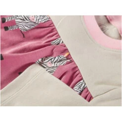 Kinder Kleid Langarm Bio-Baumwolle Zebrafreunde Beere -Hans Natur Kindersale 3357aa75 302286