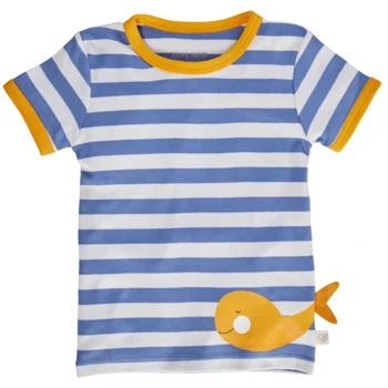 Kinder T-Shirt Bio-Baumwolle Zebrafreunde Curry 3 Kinder T-Shirt Bio-Baumwolle Zebrafreunde Curry – Bild 3