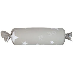 Bezug Nackenrolle Perkal Bio-Baumwolle Sterne Mint -Hans Natur Kindersale 34b8c6fd 366958 3