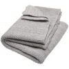 Babydecke Bio-Baumwolle Strick Qualität Light Grey Natur
