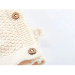 Baby Jacke Perl-Strick Bio-Baumwolle Ecru -Hans Natur Kindersale 38b4761a 316984