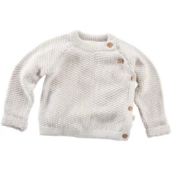 Baby Jacke Perl-Strick Bio-Baumwolle Rosé Melange -Hans Natur Kindersale 3c308600 317024 3