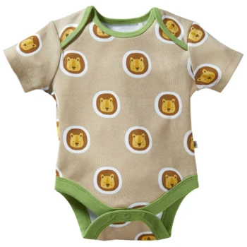 Baby Body Kurzarm Bio-Baumwolle Flamingo 5 Baby Body Kurzarm Bio-Baumwolle Flamingo – Bild 5