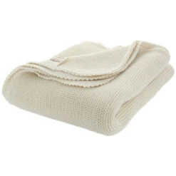 Babydecke Bio-Baumwolle Natur