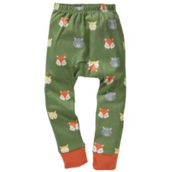 Kinder Unterhose Lang Bio-Baumwolle Blockstreifen Koralle -Hans Natur Kindersale 43f9709a 277147 2