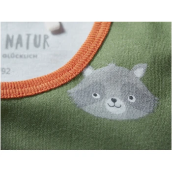 Kinder Unterhemd Bio-Baumwolle Waldtiere 2 Kinder Unterhemd Bio-Baumwolle Waldtiere – Bild 2