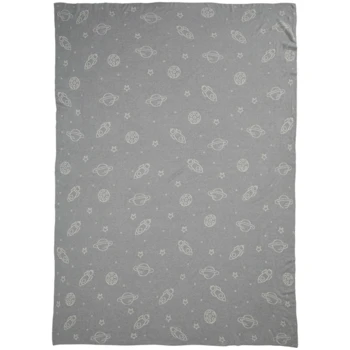 Kinder Kuscheldecke Bio-Baumwolle, Space 2 Kinder Kuscheldecke Bio-Baumwolle, Space – Bild 2