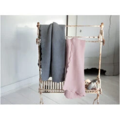 Babydecke Bio-Baumwolle Mit Muschelkante, Graphit -Hans Natur Kindersale 4fa017c5 322130