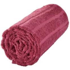 Handtuch Bio-Baumwolle Frottee Streifen Fliederbeere -Hans Natur Kindersale 5016248a 293319