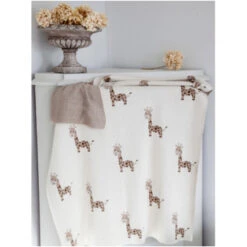 Babydecke Bio-Baumwolle Giraffe Natur -Hans Natur Kindersale 5049a790 326213