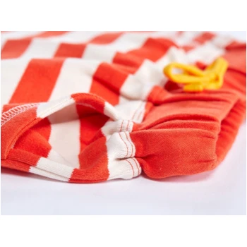 Kinder Shorts Bio-Baumwolle Rot-off White 4 Kinder Shorts Bio-Baumwolle Rot-off White – Bild 4