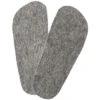 Kinder Einlegesohlen Aus Bio-Schurwolle Hellgrau