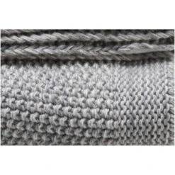 Babydecke Bio-Baumwolle Strick Qualität Light Grey Natur -Hans Natur Kindersale 52d309e5 272684