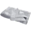 Babydecke Bio-Baumwolle, Sterne Grey