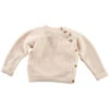 Baby Jacke Perl-Strick Bio-Baumwolle Beige Melange