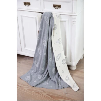 Kinder Kuscheldecke Bio-Baumwolle, Space 3 Kinder Kuscheldecke Bio-Baumwolle, Space – Bild 3