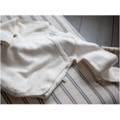 Baby Wickelbody Langarm Bio-Baumwolle 2er Set Off White -Hans Natur Kindersale 67f49cf1 326685