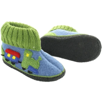 Kinder Hausschuhe Hüttenschuhe Anthrazit 12 Kinder Hausschuhe Hüttenschuhe Anthrazit – Bild 12