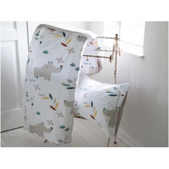 Kinderbettwäsche Zum Wenden Bio-Baumwolle Jersey Nala Nashorn 2 Kinderbettwäsche Zum Wenden Bio-Baumwolle Jersey Nala Nashorn – Bild 2