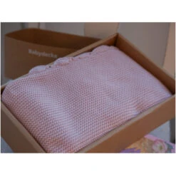 Babydecke Bio-Baumwolle Mit Muschelkante, Rose -Hans Natur Kindersale 6aaf1e3f 322114