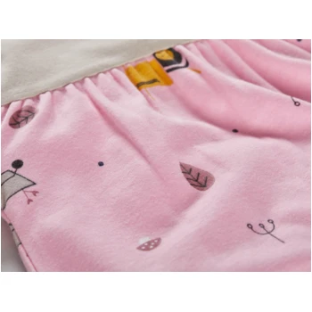 Kinder Kleid Kurzarm Bio-Baumwolle Garten Rosa 3 Kinder Kleid Kurzarm Bio-Baumwolle Garten Rosa – Bild 3