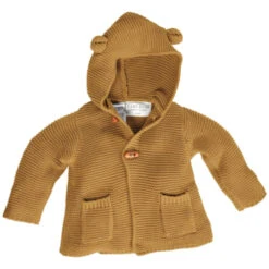 Baby Und Kinder Strickjacke Mit Kapuze Bio-Baumwolle Dunkelgrau -Hans Natur Kindersale 6f75ff7c 311216 2