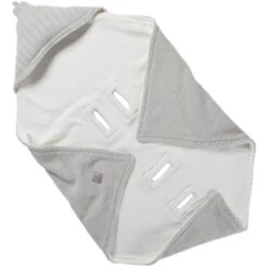 Einschlagdecke Babyschale Bio-Baumwolle Dark Brown Melange -Hans Natur Kindersale 7352ab9c 307438 1