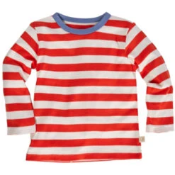 Kinder Langarmshirt Bio-Baumwolle Pink-off White -Hans Natur Kindersale 756892b7 287257 3